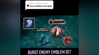 Reply to  SELENA EMBLEM SET✨ MLBB fyp selenamlbb mobilelegendsphofficial selenatutorial selenabuild