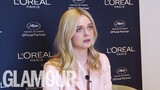 GLAMOUR UNFILTERED: Elle Fanning on "being teased" at school for the way she dressed | GLAMOUR UK