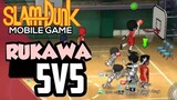 PLAYING RUKAWA - 5V5 MATCH - SLAM DUNK MOBILE GAME - OPEN BETA (GLOBAL)