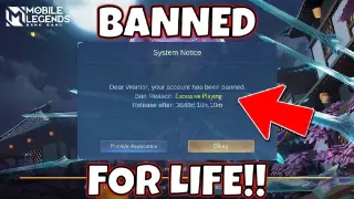 3 Ways to Get Banned in Mobile Legends🤫🤫