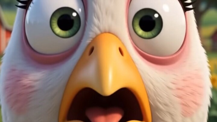 मुर्गी ने किया इंसान की फसल #animationvideo #hen #man #shots