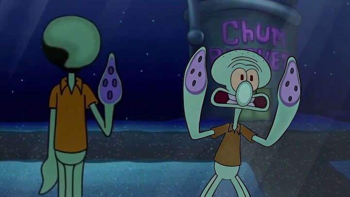 Watch out for the fake-human Squidward in this episode!