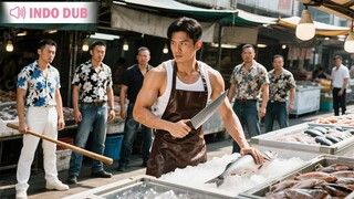 Dewa Perang pensiun jadi penjual ikan di Pasar, diminta uang perlindungan para preman dan hasilnya!