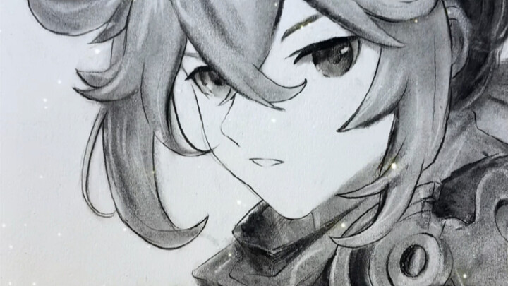 Yang Anda butuhkan untuk membuat lukisan arang: Manyo!