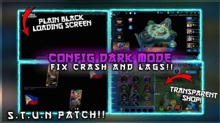 Battleground Optimizer Config! Dark Loading Screen - MLBB Dark Mode Fast Loading - STUN Patch | MLBB