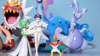 Pokémon character lineup collection | Eighth Master Karuna and her Pokémon