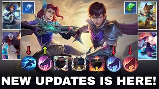 RECHARGE EVENT ( TOKENS ) RELEASE DATE - BATTLE SPELLS NERF - NEW SKINS UPDATE | MLBB #whatsnext