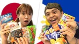 Filipino & Japanese People Swap Snacks | Filipino Eat Watermelon's Seeds?!!!!