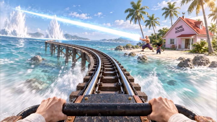 นั่งรถไฟเหาะสัมผัสการผจญภัยในเรื่อง “ดราก้อนบอล” รู้สึกเป็นยังไงบ้าง?