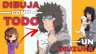 Como DIBUJAR  a 🐶 KIBA y AKAMARU ✨[Paso a Paso] ✅FÁCIL || NARUTO ||