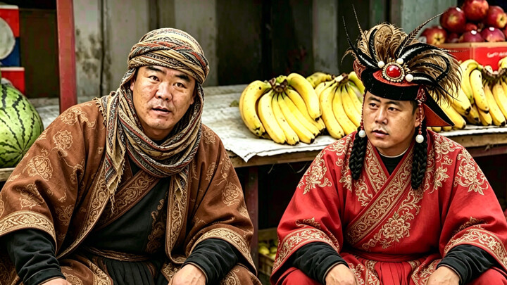 [Chagatai Language] Huaqiang Buys a Melon, but in the 14th-century Chagatai Khanate