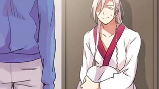 In order to make the protagonist stay, the male protagonist used an illusion to make the protagonist