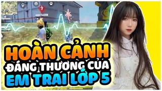 [FREE FIRE] GNN Bối Rối Trước Hoàn Cảnh Đáng Thương Của Em Trai Học Lớp 5 :(