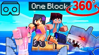 360° POV you're Kawaii Chan helping APHMAU get unstuck on her ONE BLOCK RAFT!