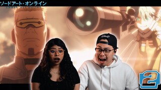 SINON VS BEHEMOTH! Sword Art Online Season 2 Episode 2 Reaction