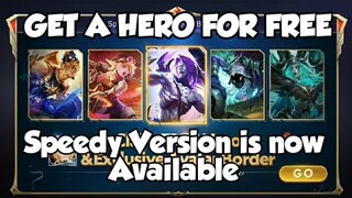 GET YOUR FREE HERO | SPEEDY VERSION