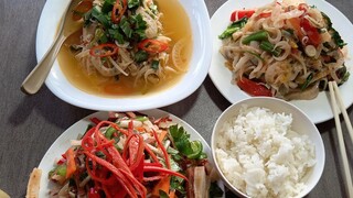 những món ăn từ cây chuối. món ăn nhà nghèo