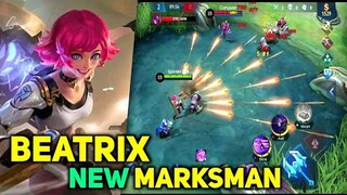 NEW HERO BEATRIX FULL GAMEPLAY IN ADVANCED SERVER || MOBILE LEGENDS