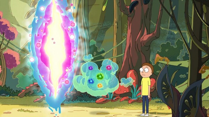Morty saved a fart in space that could produce gold, but he wasn't happy