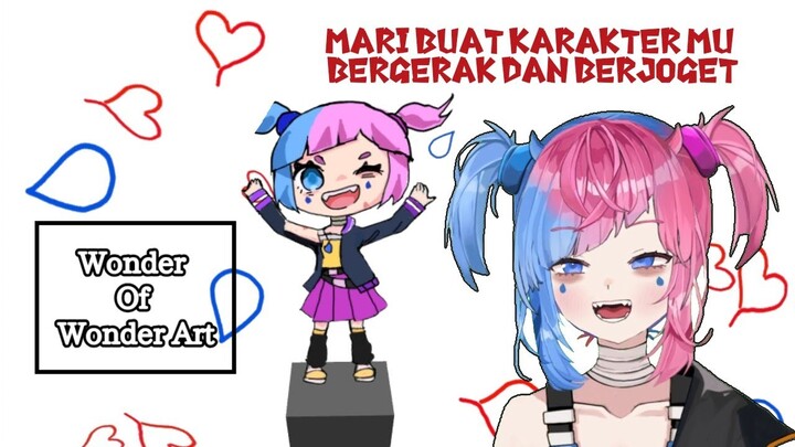 AYO BUAT KARAKTER MU JOGET | WONDER OF WONDER ART