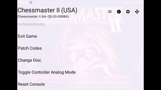Chessmaster II (USA) - PS1 (Shirov lose while P1 White wins) Duckstation emulator.