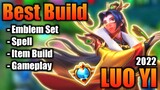 Luo Yi Best Build 2022 | Top 1 Global Luo Yi Build | Luo Yi - Mobile Legends | MLBB