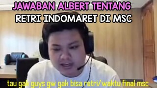 STATEMENT ALBERT INGIN PINDAH GOLD LANE MPL SEASON 10!?