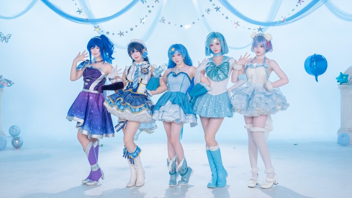 【ILLIT】Đắm chìm trong từ trường màu xanh ☔ Cosplay tông màu xanh ❄ × Magnetic «Góc quay chính»