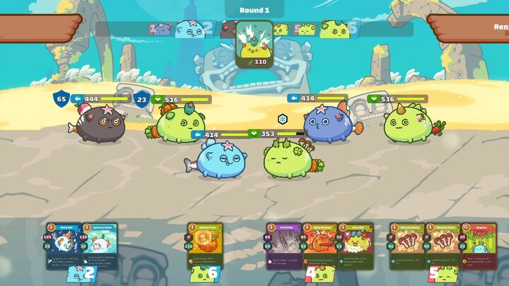 axie arena battle APA VS PAP