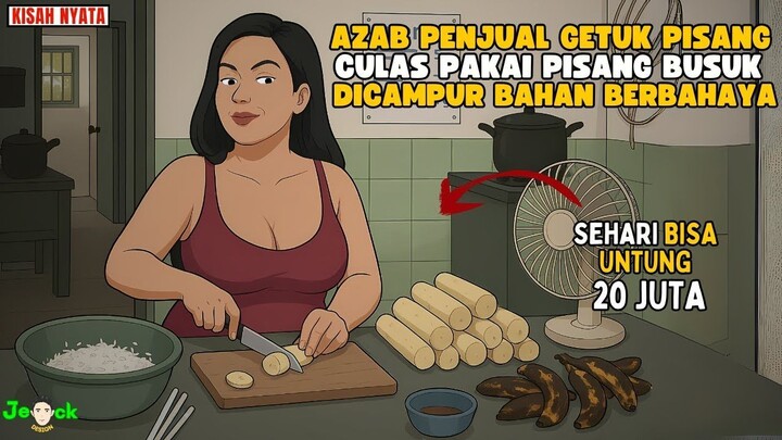 AZAB PENJUAL GETUK PISANG CULAS PAKAI PISANG BUSUK DICAMPUR BAHAN BERBAHAYA