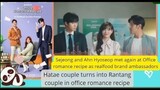 Ahn Hyoseop(안효섭) & Kim Sejeong(김세정) met again at Office romance recipe as realfood brand ambassadors