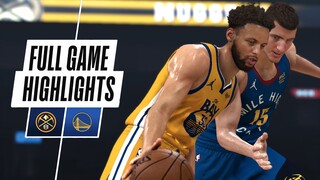 Golden State Warriors vs Denver Nuggets Full Game Highlights | January 14, 2021 | NBA 2K21