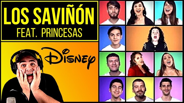 LOS SAVIÑÓN ft. LAS PRINCESAS | MEDLEY DE DISNEY A CAPELLA | Vocal Coach Reacción y Análisis | Subt