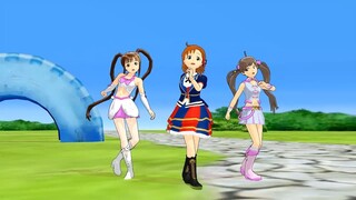 【mmdミリマス】矢吹可奈＆松田亜莉沙＆箱崎星梨花でlol - lots of laugh -