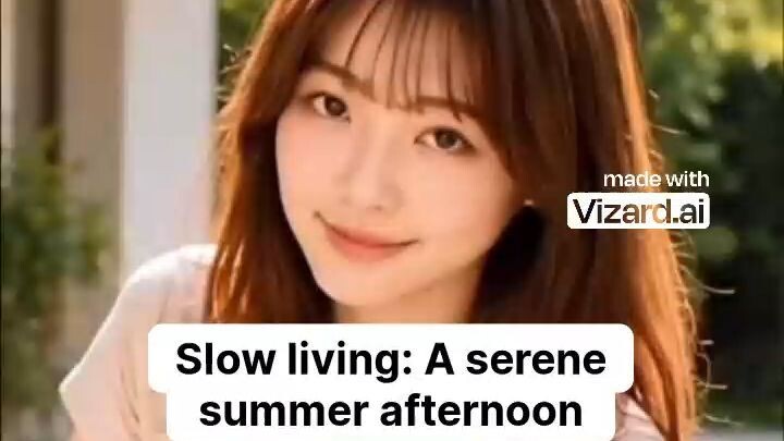 Slow living_ A serene summer afternoon