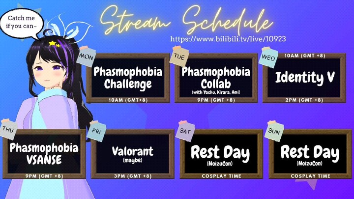 October Stream Schedule 2nd Week