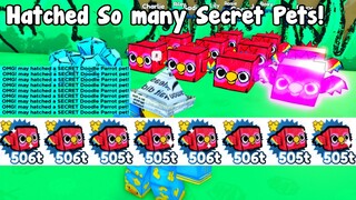 I Hatched So Many Secret Pets! - Pet Simulator X Roblox