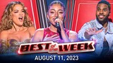 The best performances this week on The Voice | HIGHLIGHTS | 11-08-2023