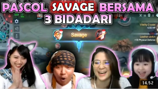 PASCOL SAVAGE SAVAGE BERSAMA 3 SELIR NYA !!! 😱