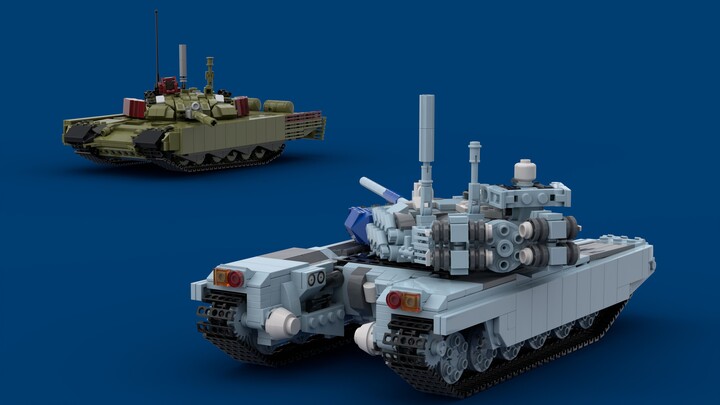 [LEGO MOC/Replica Vehicle] Red Alert 2 Grizzly M6 Series Main Battle Tank