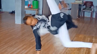 Long legs series hip-hop girl super spin