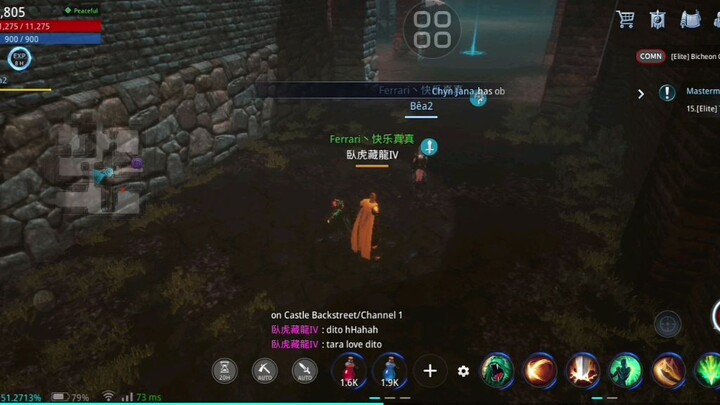 lvl 18 to lvl 18 warrior  vs sorce ang kunat pqlq ng sorce pag nag tagal noh