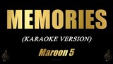 Memories - Maroon 5 (Karaoke)
