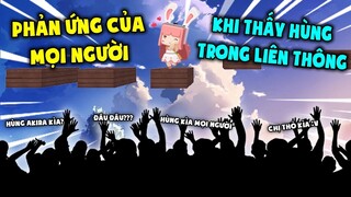 MINI WORLD TRÀ TRỘN CỘNG ĐỒNG #4 : PHẢN ỨNG CỦA MỌI NGƯỜI KHI THẤY HÙNG VÀ BẠN NỮ NHÌN QUEN QUEN