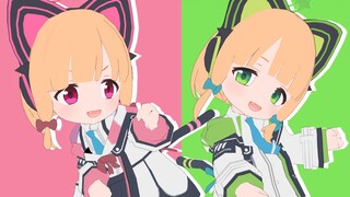 【Blue File MMD】ROKI/ROKI【Green/Peach Clothes】