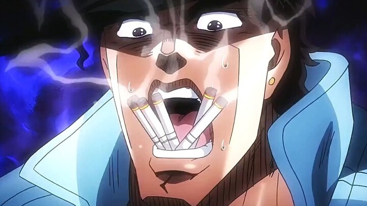 If you can swallow five cigarettes at once, you are Jotaro
