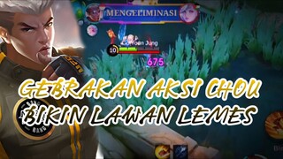GEBRAKAN AKSI CHOU BIKIN LAWAN LEMES