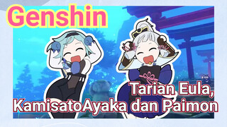 Tarian Eula, Kamisato Ayaka dan Paimon