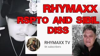 Rhymaxx - PTNGNA (Rspto/Sibil) Diss l Prod by SinagBeats Reaction Video