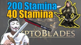 CRYPTOBLADES - 40 STAMINA VS 200 STAMINA ALIN ANG DAPAT